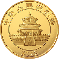 2022版熊貓貴金屬紀念幣1公斤圓形金質(zhì)紀念幣