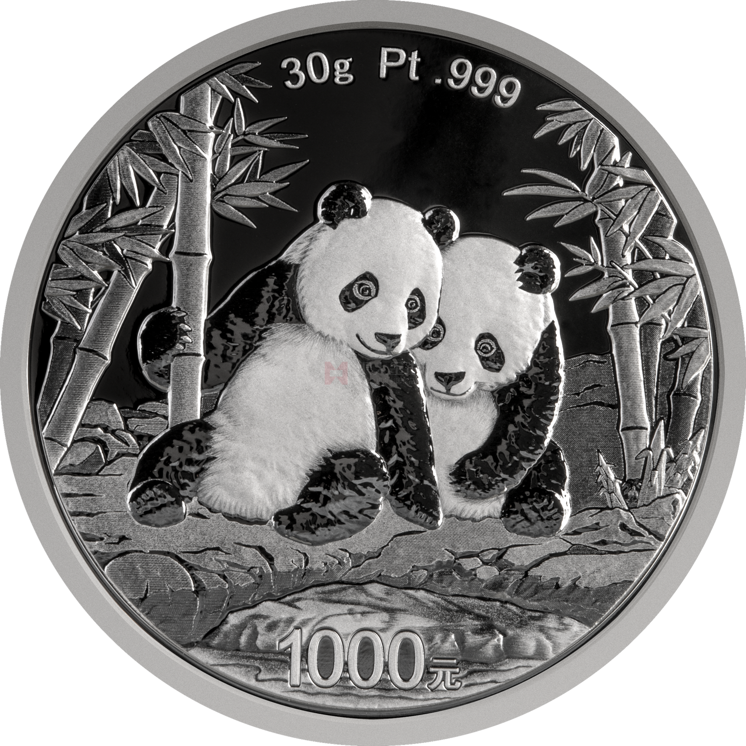 2026版熊貓30克精制鉑質紀念幣