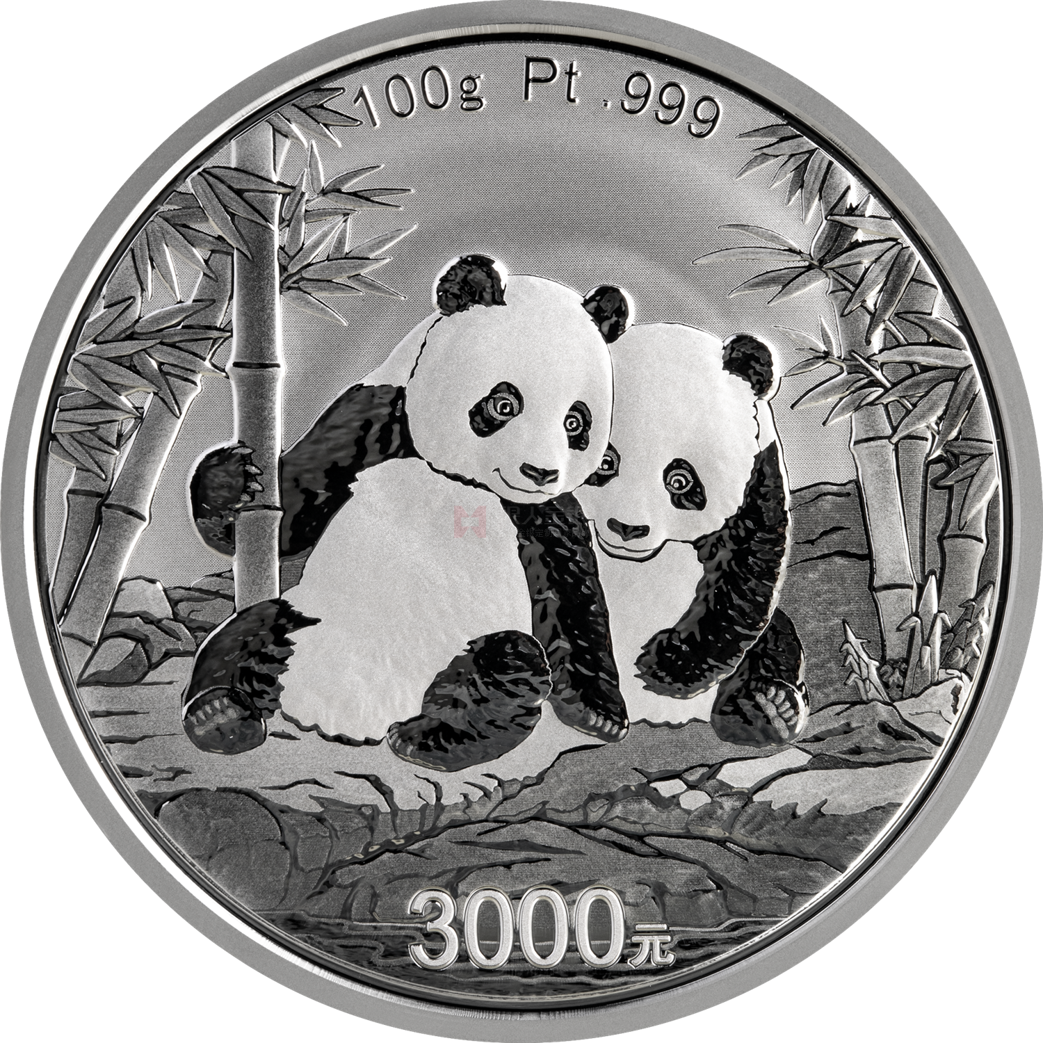 2026版熊貓100克普制鉑質(zhì)紀念幣