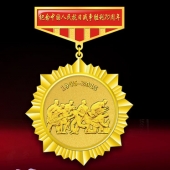 2015年7月制作　紀(jì)念中國(guó)人民抗日戰(zhàn)爭(zhēng)勝利70周年紀(jì)念章制作