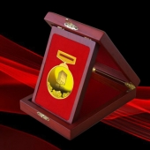 2015年12月訂制　中國建筑第八工程局周年慶典功勛員工獎章訂制