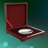 2016年1月制作　廣東金豪漾公司100克純銀銀質獎牌制作