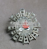 鑲鉆勛章,鑲鉆獎?wù)?鑲水鉆銀質(zhì)獎?wù)?鑲水鑲銀質(zhì)勛章