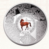 馬到成功歲銀盤(pán)訂購(gòu),馬年純銀銀盤(pán)定購(gòu)